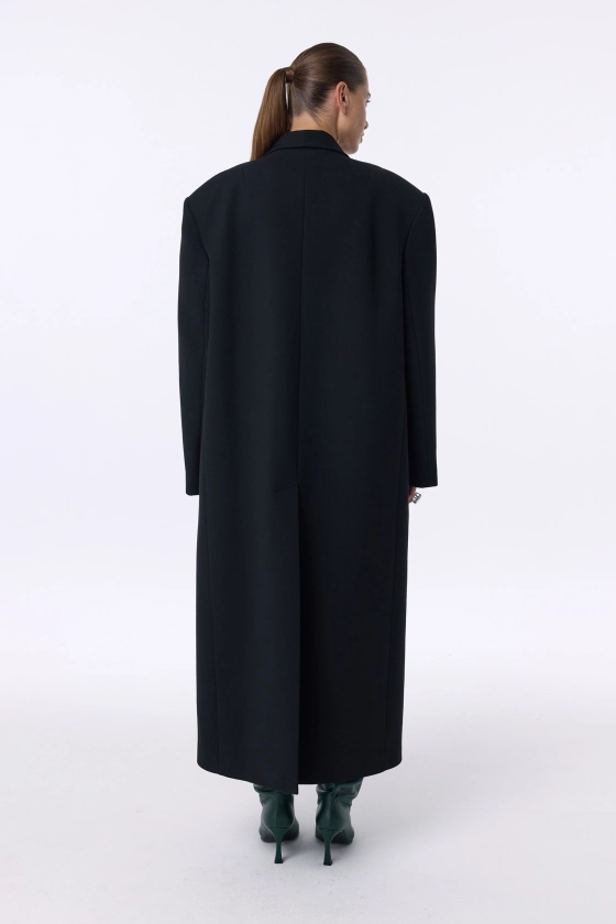Oversized straight-cut coat - photo 4