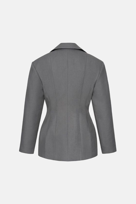 Hourglass linen blazer - photo 2