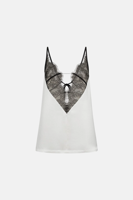Lace strappy top