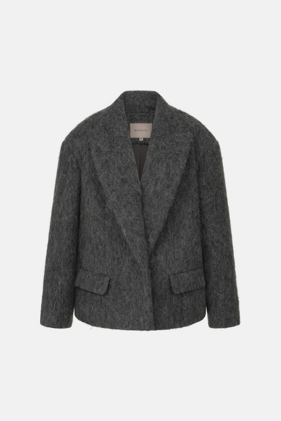 Soft alpaca coat-jacket - photo 1
