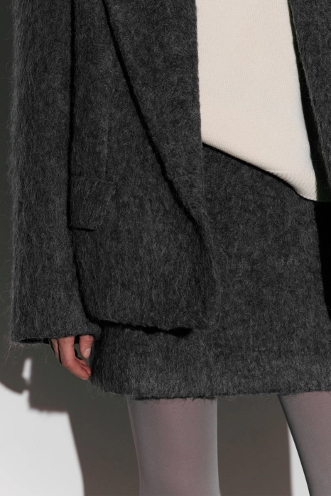 Fuzzy Alpaca skirt