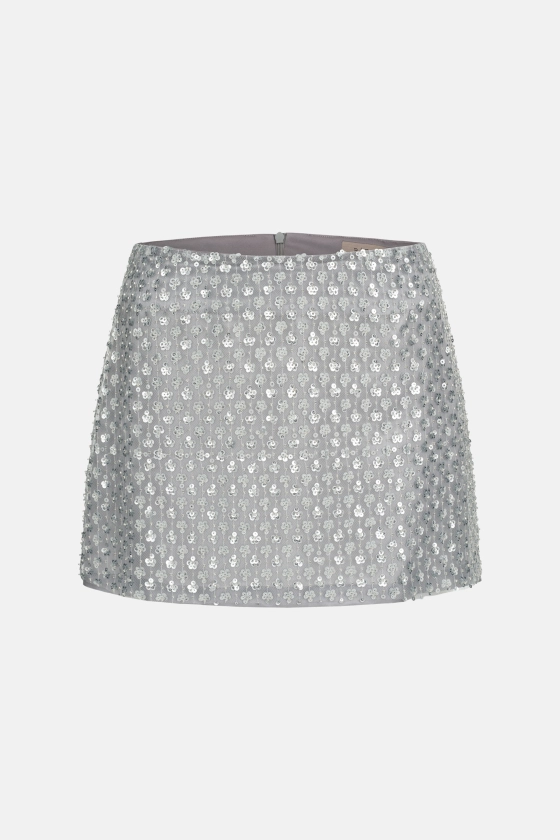 Shiny mini skirt - photo 1
