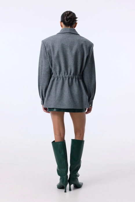 Mackintosh wool parka coat