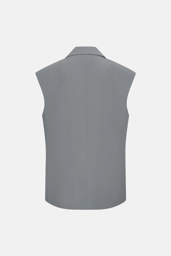 Oversized cotton vest - photo 2