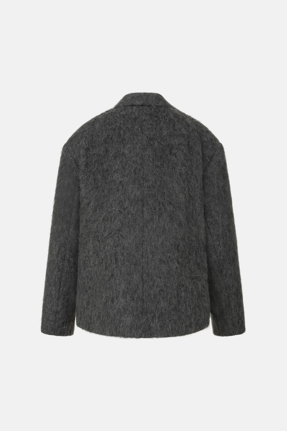 Soft alpaca coat-jacket - photo 2