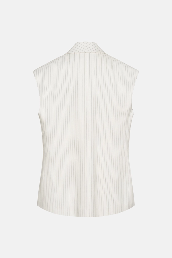Linen oversized vest - photo 2