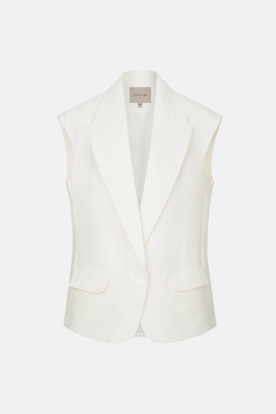 Linen oversized vest - photo 1