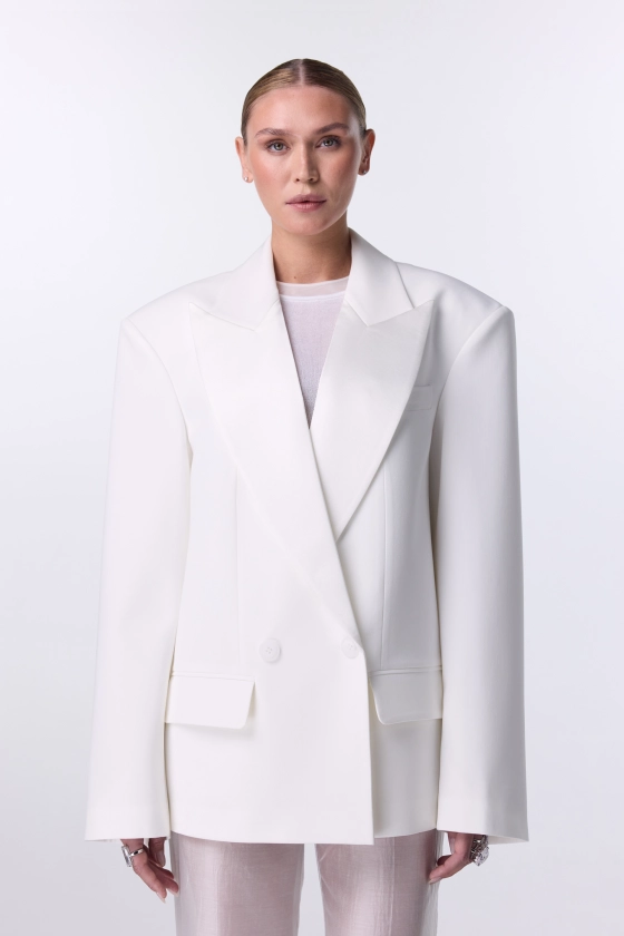 Opulent cotton blazer - photo 3