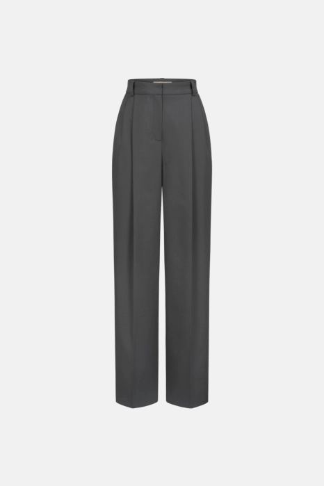 Relaxed wool pants