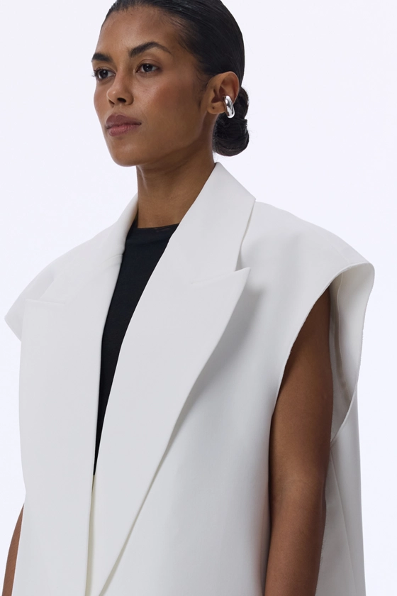 Oversized cotton vest - photo 5