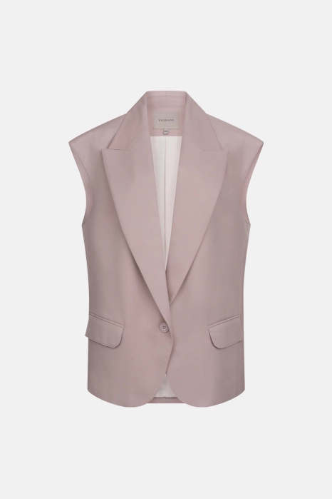 Oversized cotton vest