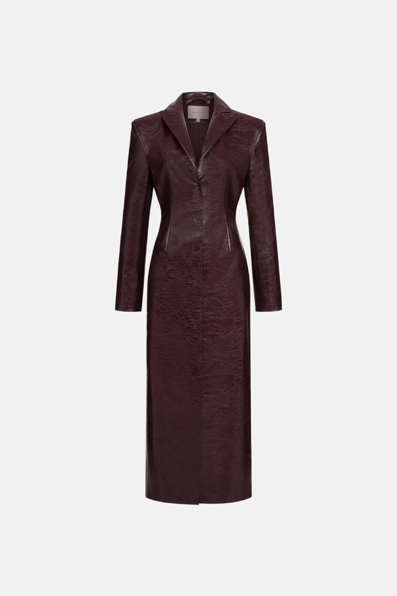 Eco-leather trench - photo 1