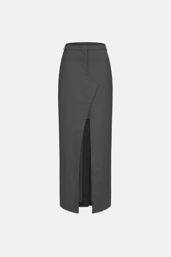 Maxi skirt with slit - photo 1