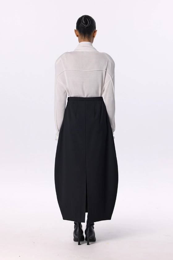 Woolen O skirt - photo 4