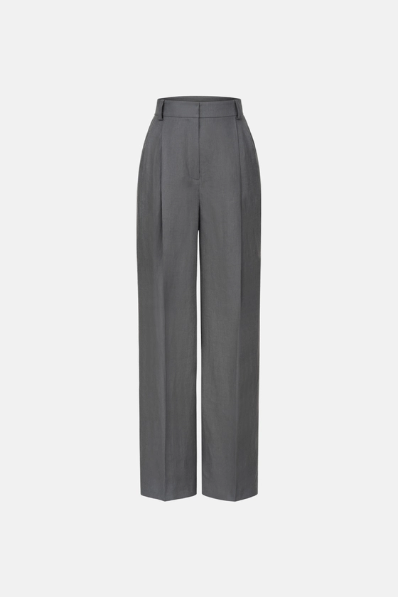 Relaxed linen trousers - photo 1