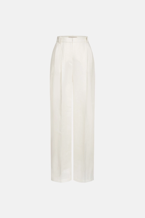 Linen relaxed trousers