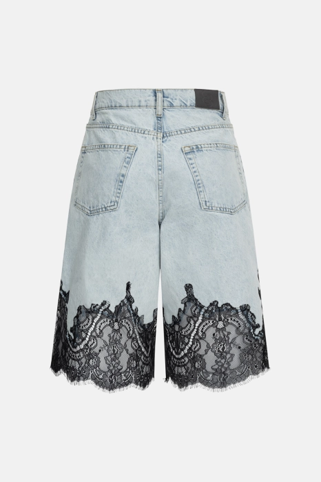 Шорти джинсові Lace Reveal