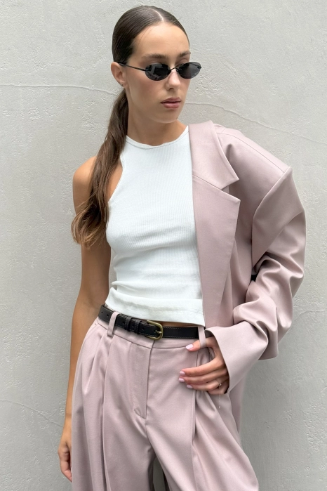 Leather belt
