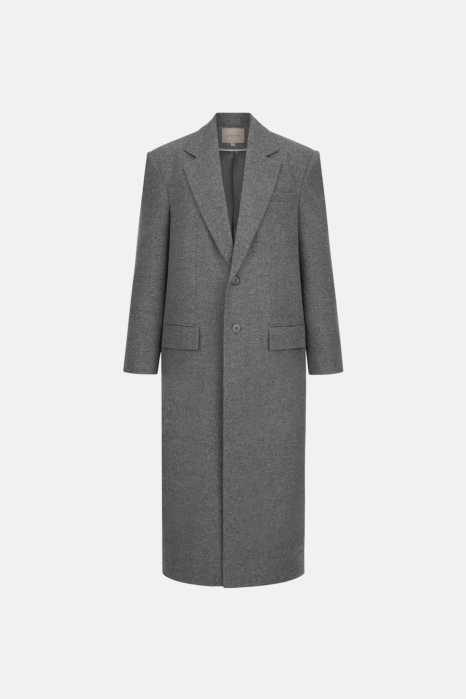 Straight cut coat