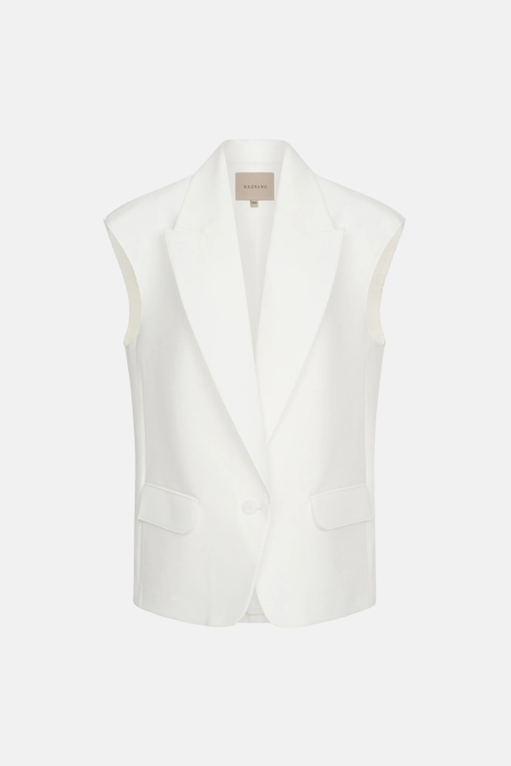 Oversized cotton vest
