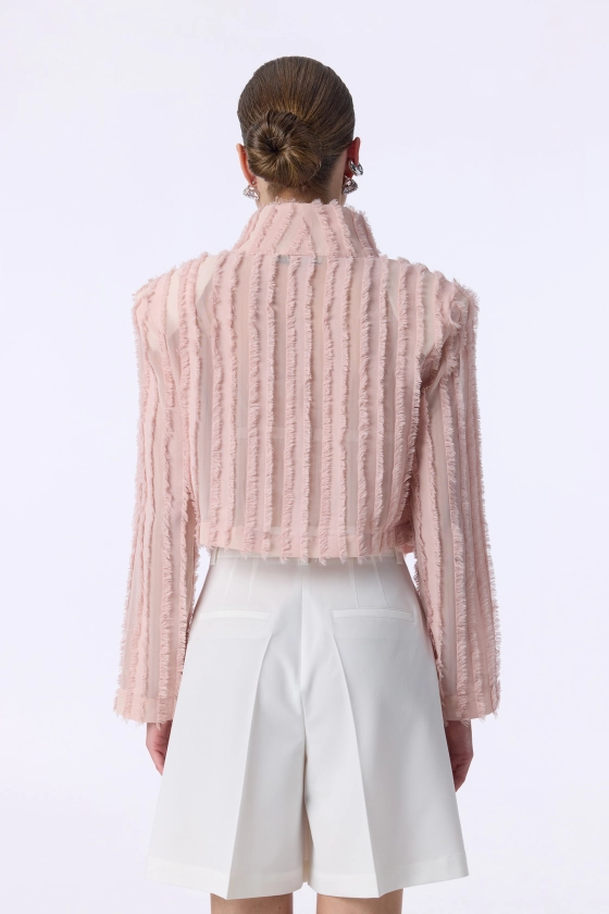 Fringe shirt-jacket - photo 4