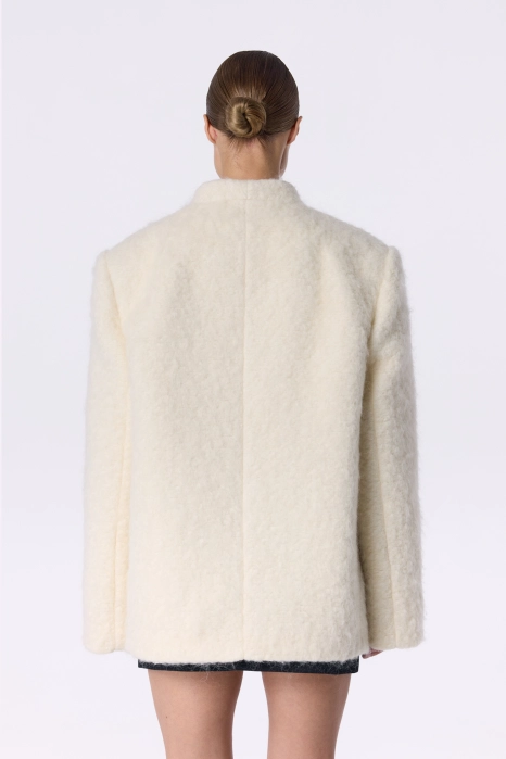 Lucid alpaca coat-jacket