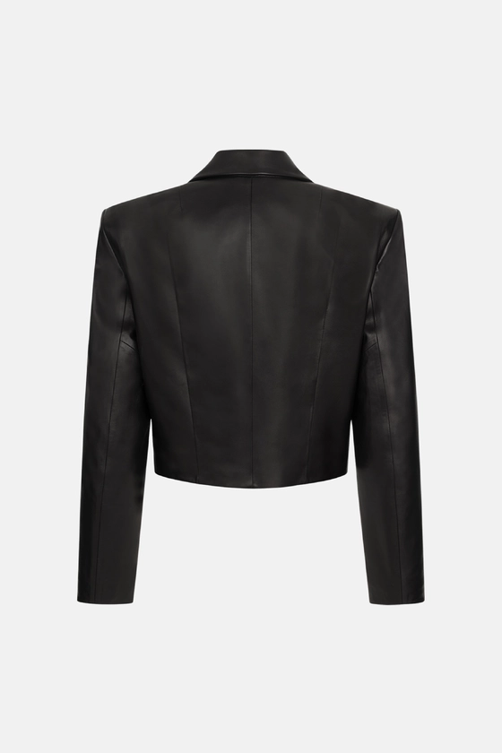 Sculpt leather jacket - photo 2