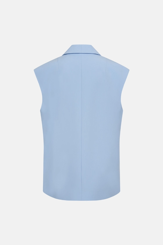 Oversized cotton vest - photo 2