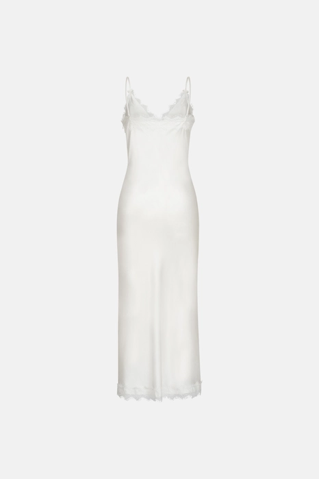 Maxi dress with lace