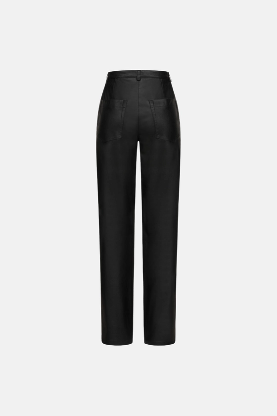 Pants made of eco-leather - photo 2