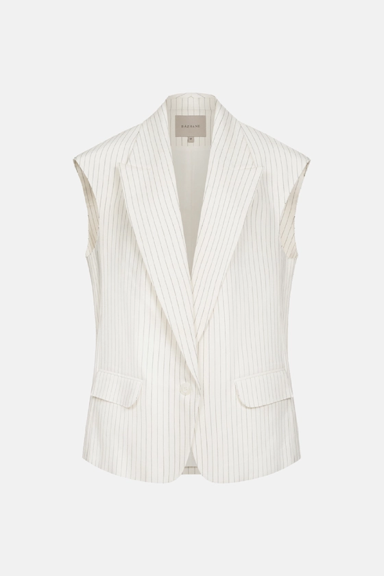 Linen oversized vest - photo 1