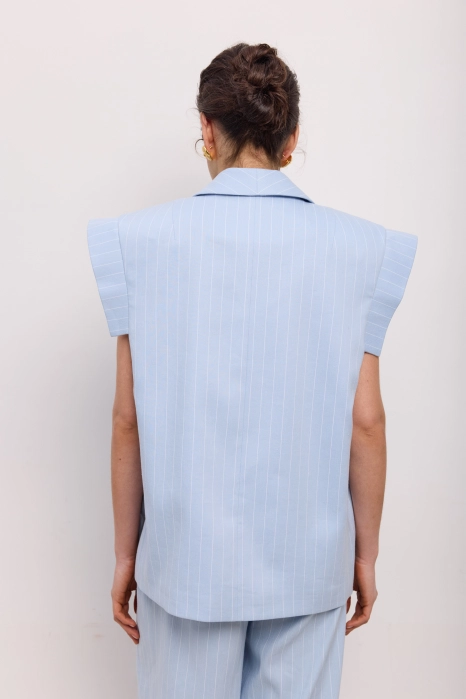 Linen vest Vivid
