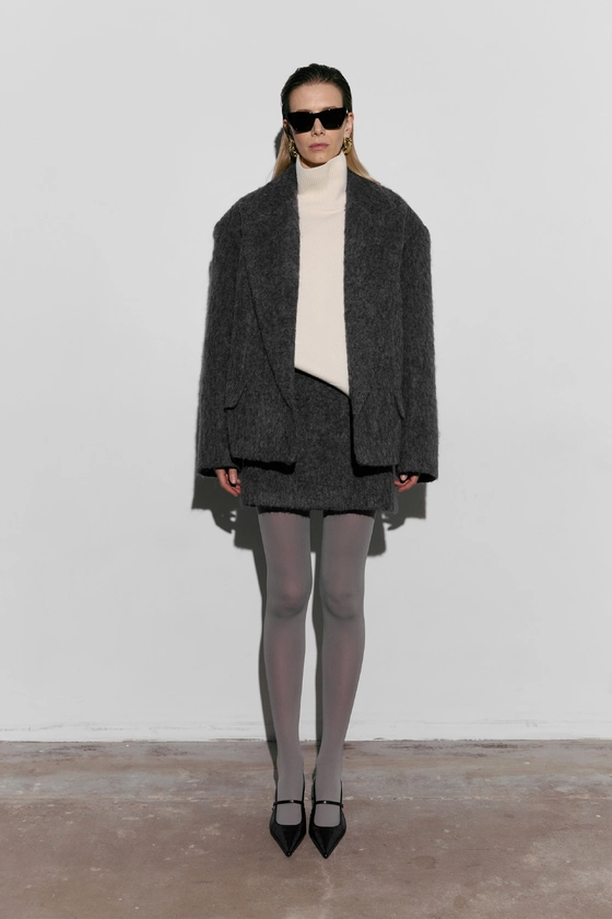 Fuzzy Alpaca skirt - photo 3