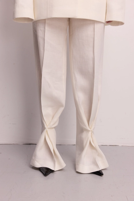 Linen trousers Fold