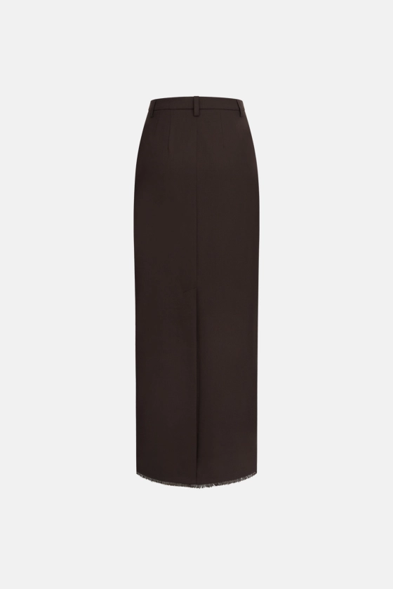 Maxi skirt with a slit - photo 2