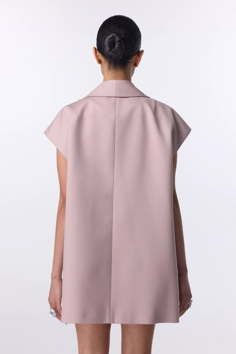 Oversized cotton vest