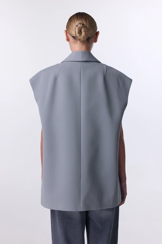 Oversized cotton vest - photo 4
