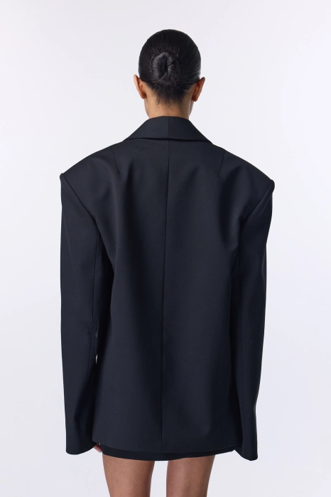 Opulent cotton blazer