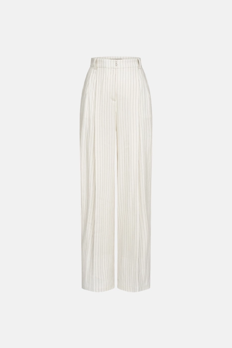 Linen relaxed trousers