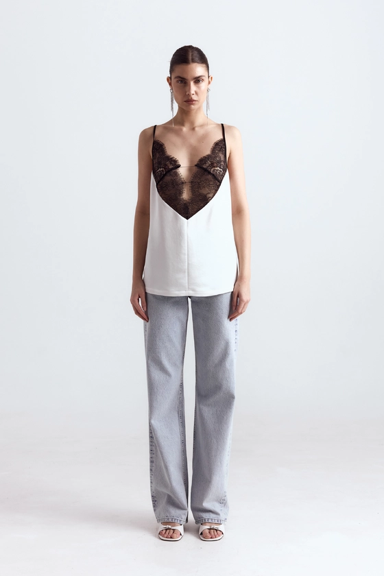 Lace strappy top - photo 3