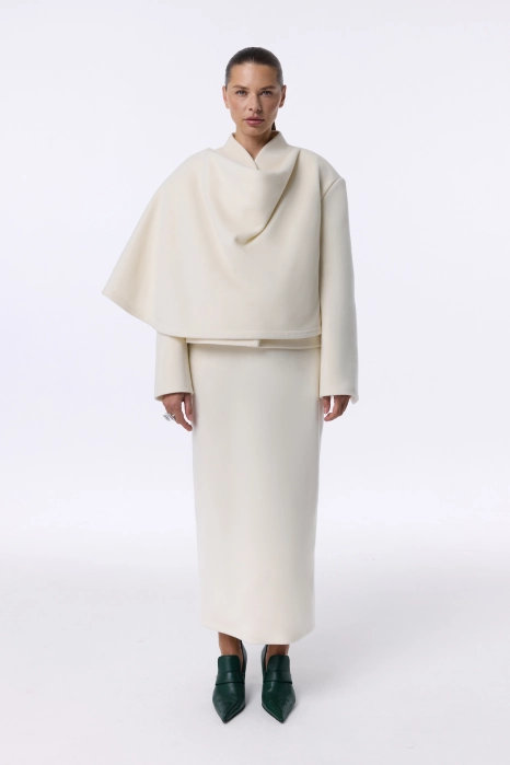 Courtesy wool skirt