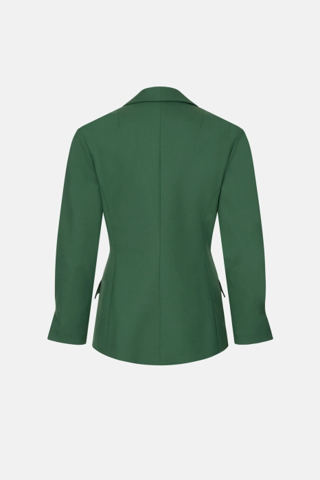 Fitted wool blazer