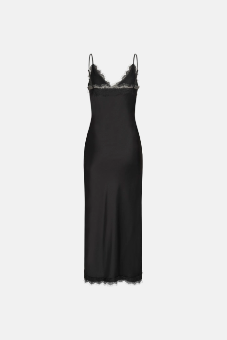Maxi dress with lace