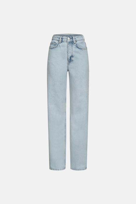 Straight-leg jeans