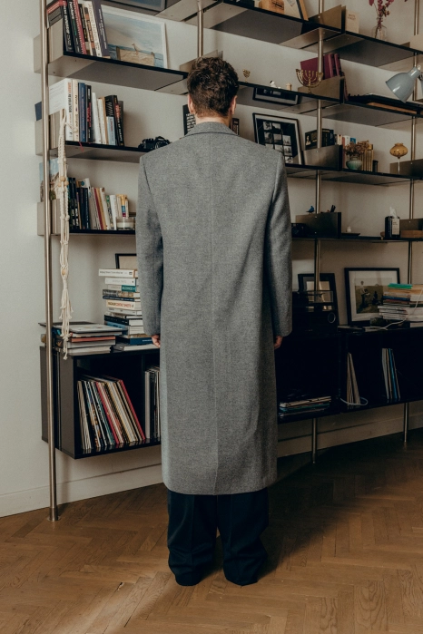 Straight cut coat