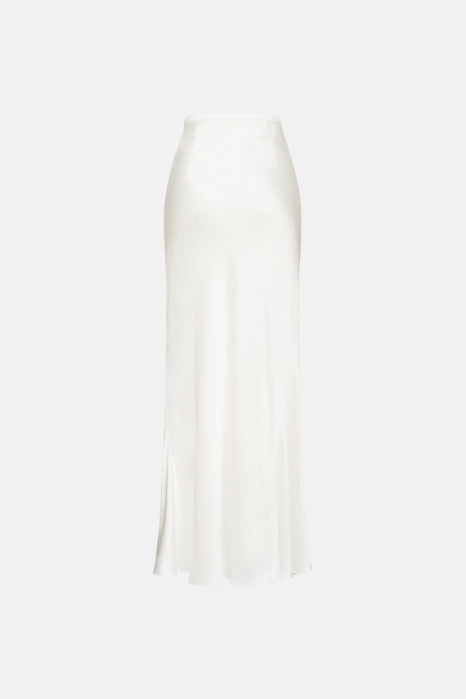 Satin maxi skirt