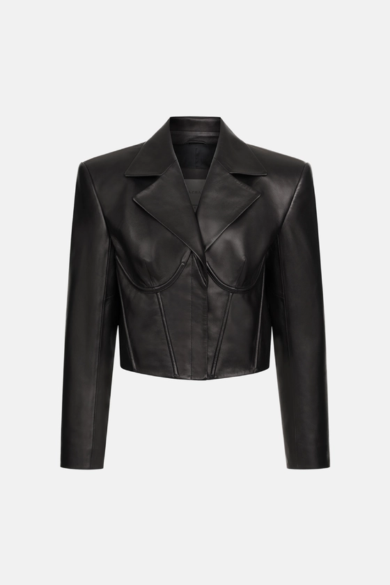 Sculpt leather jacket - photo 1