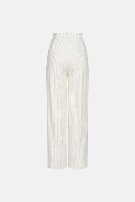 Linen relaxed trousers
