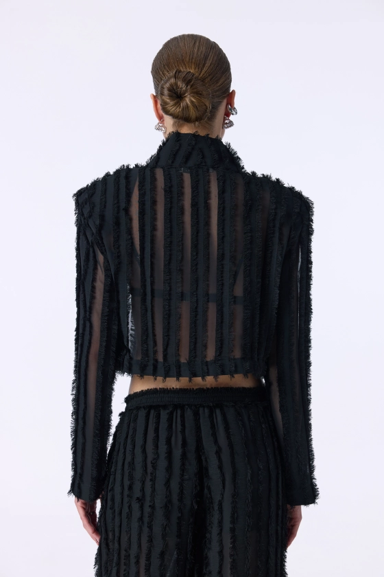 Fringe shirt-jacket - photo 4
