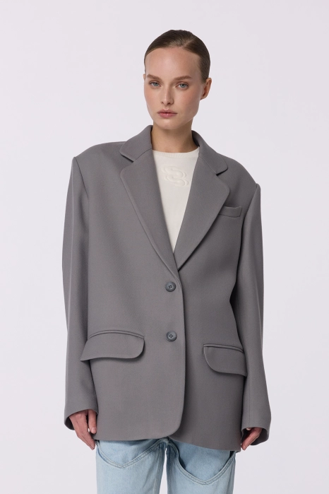 Oversized coat-jacket